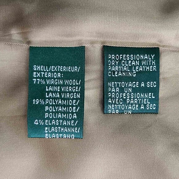 LAUREN RALPH LAUREN ~ Vintage Camel Blazer ~ 16W Very Good! - Picture 9 of 13